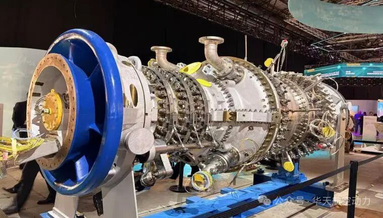 Gas turbine assembly in a manufacturing facility